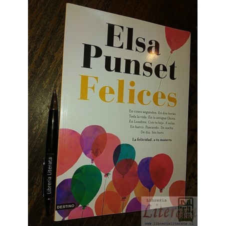Felices Elsa Punset Ed. Destino formato grande ilustrado a c