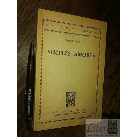 Simples amores Pierre Mael Ed. Glem