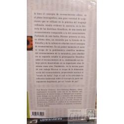 Caminos del reconocimiento Tres estudios	Paul Ricoeur	Fondo de cultura económica	NUEVO