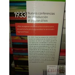 Nuevas conferencias de introducción al psicoanálisis Freud S