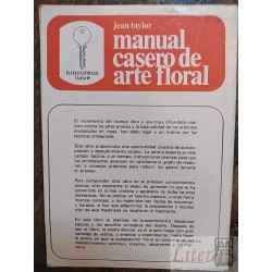 Manual casero de arte floral Jean Taylor Ed. Biblioteca Llav