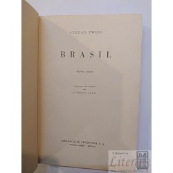 Brasil Stefan Zweig Ed. Espasa Calpe tapas duras