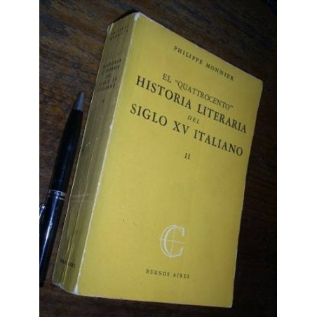 Quattrocento Historia Literaria Siglo Xv Italiano Ii Monnier