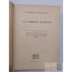 La comedia humana  Honorato de Balzac Ed. Málaga tomo 2 ver