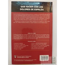 Dolores de espalda Harvard Health Publications Medical Schoo