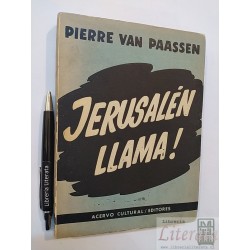 Jerusalén llama Pierre Van Paassen Ed. Acervo cultural edito