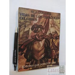 Vidas de los españoles celebres tomo II M J Quintana Vasco N