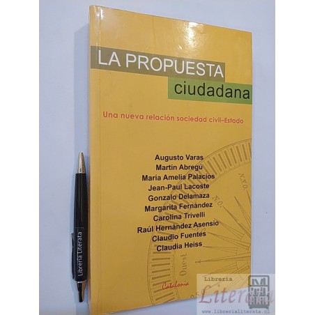 La propuesta ciudadana Augusto Varas Martijn Abregu Claudia