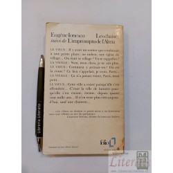 Les chaises L'impromptu de l'Alma Ionesco Eugène EN FRANCES