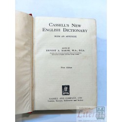 Cassell's New English Dictionary Ernest A Baker  Ed. Castell