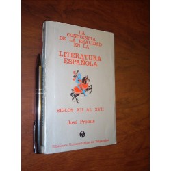 La Conciencia De La Realidad En La Literatura Española (s Xi