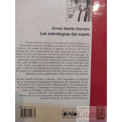 Las estrategias del sujeto Álvaro Martín Navarro Ed. Monte Á