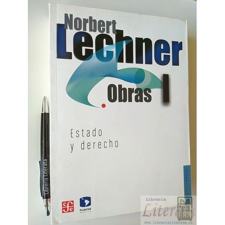 Obras I Estado y Derecho Norbert Lechnet Ed. FCE formato gra
