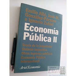 Economía Pública II Emilio Albi José M González Páramo Ignac