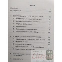 Filosofía para niños Francisco Huerta Ripetti Ed. Universidad Catolica Santiago de Chile 1996