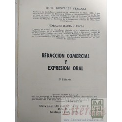 Redacción comercial y expresión oral Ruth Gonzalez Horacio Marin DUOC UC de Chile