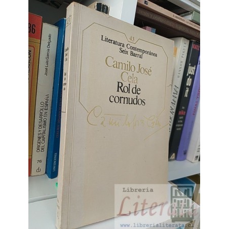Rol de Cornudos Camilo José Cela Ed. Seix Barral