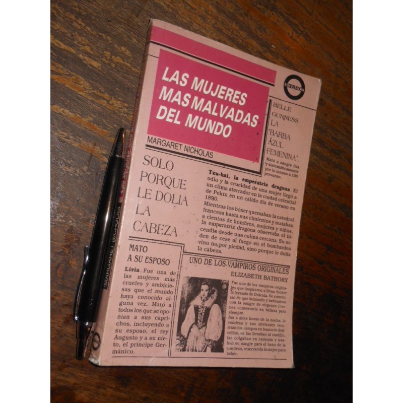 Las Mujeres Más Malvadas Del Mundo Margaret Nicholas Ed. Edi