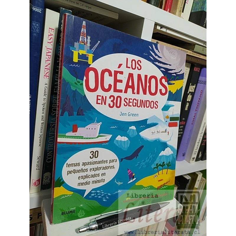 Los Océanos en 30 segundos Jen Green Ed. BLUME ilustrado