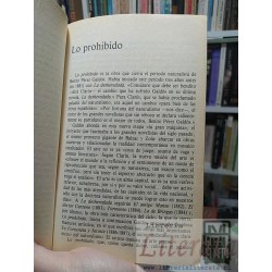 Lo prohibido Benito Pérez Galdós Ed. Albor 370 páginas
