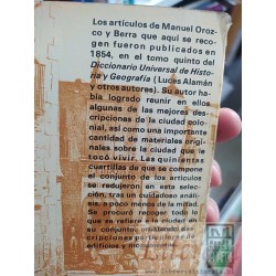 Historia de la ciudad de México desde su fundación Manuel Orozco y Berra Biblioteca SEP