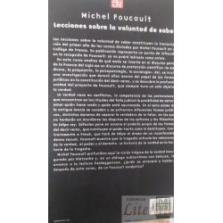 Lecciones sobre la voluntad de saber Michel Foucault Fondo de cultura económica NUEVO