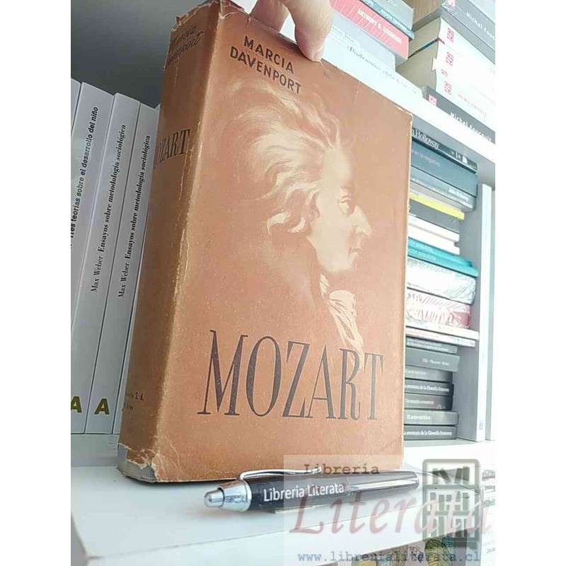 Mozart Marcia Davenport Ed. Librería Hachette formato grande tapas duras 434 páginas