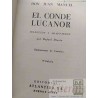 El conde Lucanor Don Juan Manuel Biblioteca Billiken edición adaptada tapas duras