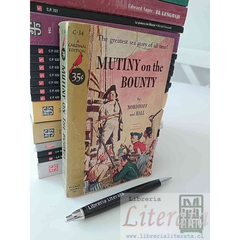 Moutiny on the Bounty Nordhoff and Hall Pocket Books INC complete and unabridged EN INGLES