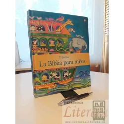 La biblia para niños Usborne Ilustraciones color tapas duras formato grande letras grandes