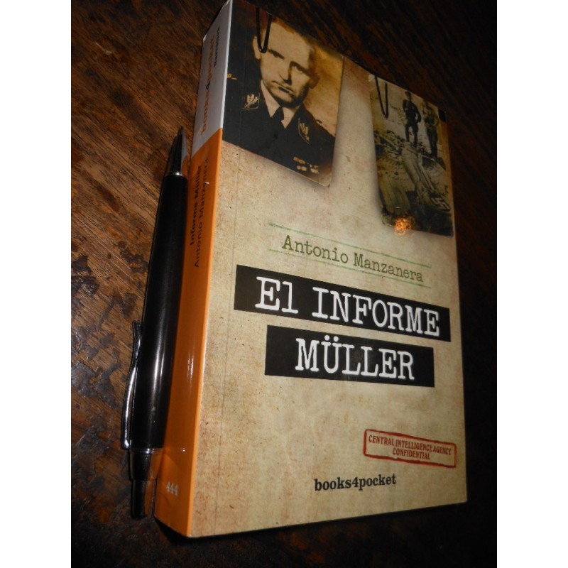 El Informe Müller Antonio Manzanera Ed. Urano / 505 Pags