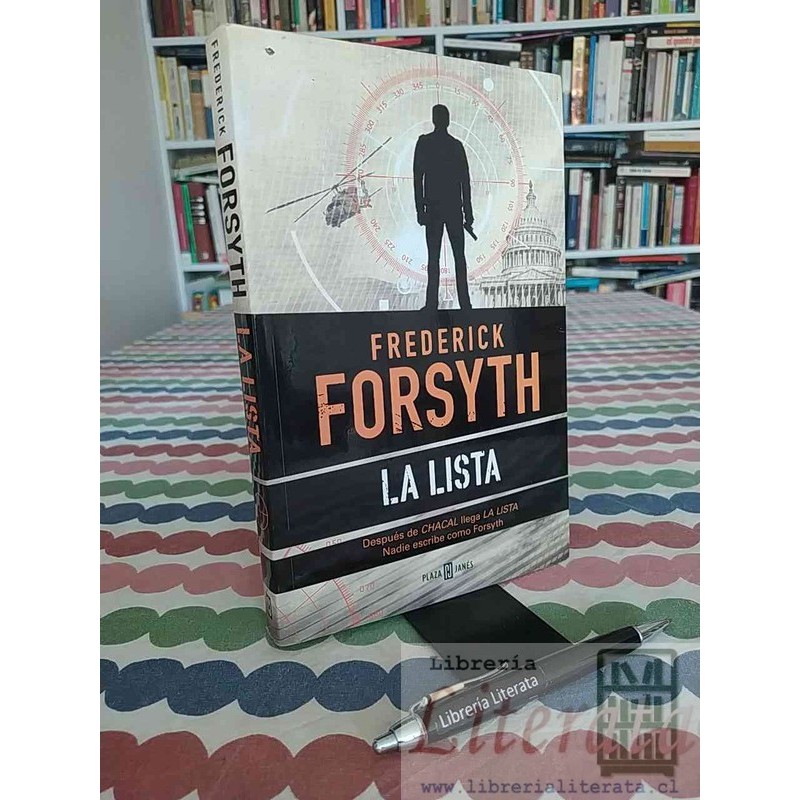 La Lista Frederick Forsyth Plaza Janés formato grande 331 páginas