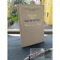 Acto de servicio Heinrich Böll Seix Barral, Literatura Contemporánea