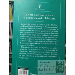 Conocimiento e interés Jurgen Habermas Ed. Taurus formato grande 425 páginas