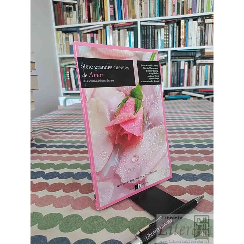 Siete grandes cuentos de amor Gorriti Maupassant Quiroga y otros Ed. Capital Intelectual 128 páginas