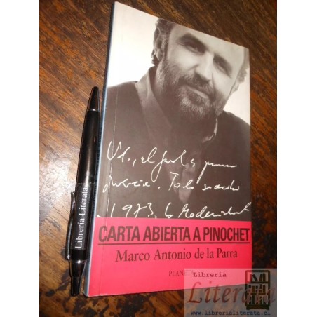 Carta Abierta A Pinochet Marco Antonio De La Parra Ed. Planeta