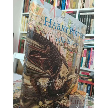 Harry Potter y el cáliz de fuego  J. K. Rowling   Salamandra, con ilustraciones de Jim Kay tapas duras formato grande il