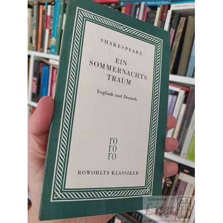 Ein Sommernachtstraum Shakespeare  Rowohlt EN INGLÉS y ALEMAN Bilingüe