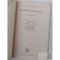 Ein Sommernachtstraum Shakespeare  Rowohlt EN INGLÉS y ALEMAN Bilingüe