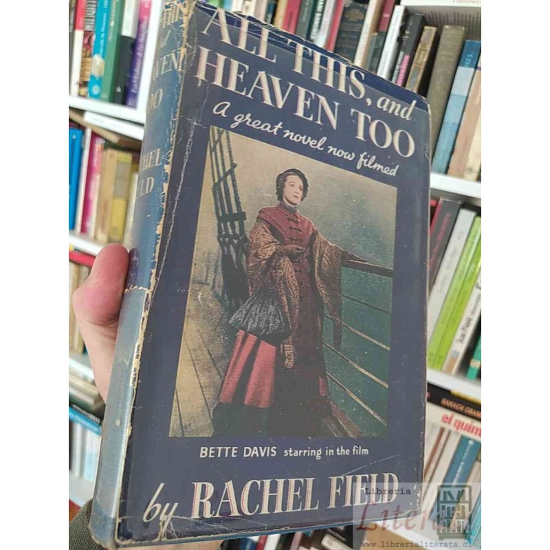 All This, and Heaven Too Rachel Field Ed. Collins tapas
