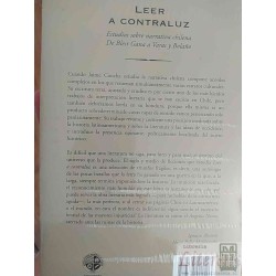 Leer a Contraluz Narrativa chilena Jaime Concha Ediciones Universidad Alberto Hurtado Colección Literatura formato grand