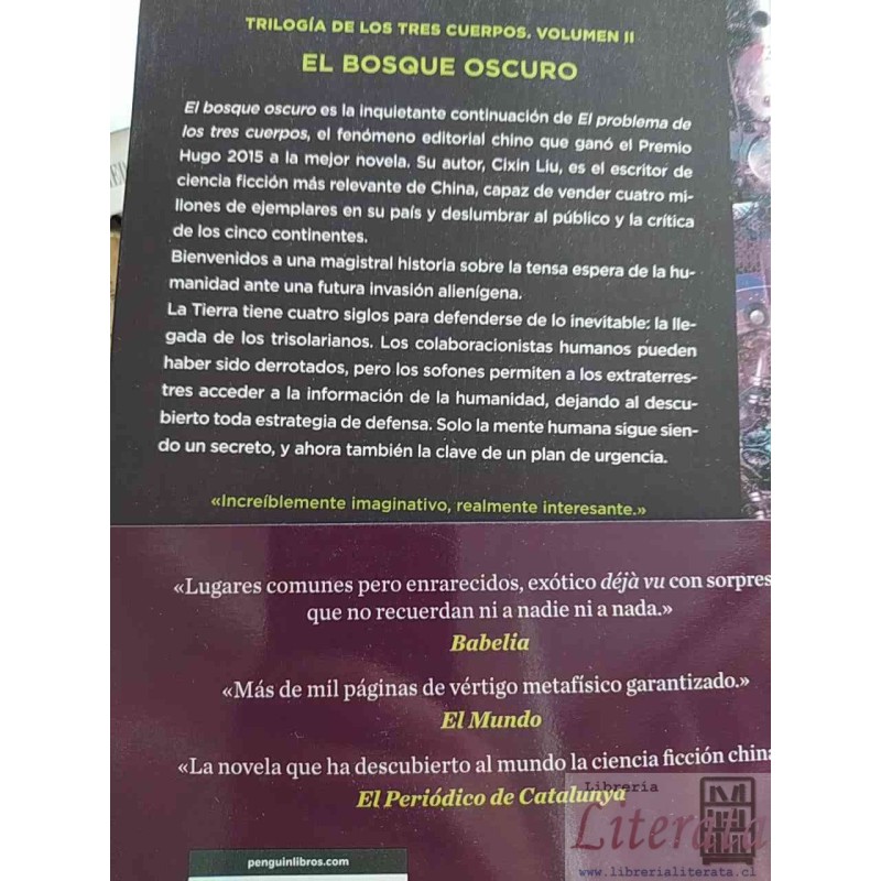 El bosque oscuro Cixin Liu NOVA formato grande 8ª edición