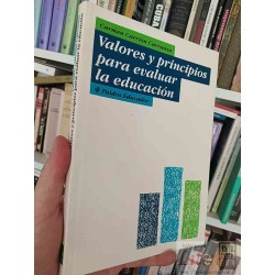 Valores y principios para evaluar la educación  Carmen Carrión Carranza  Paidós Educador