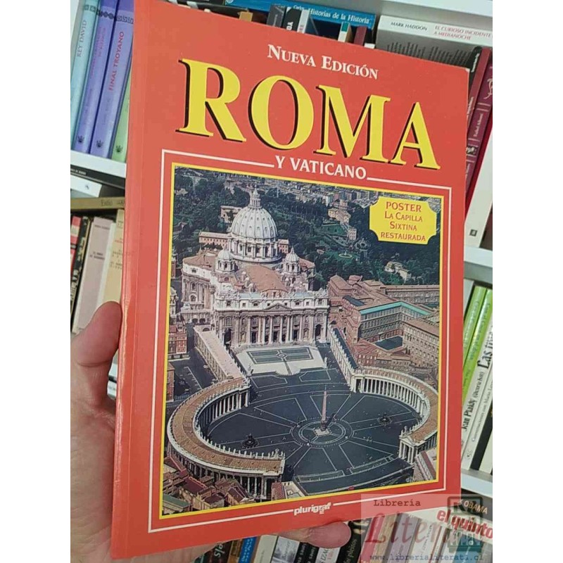 Roma y Vaticano Fotografías esculturas arte mapas  The Plurigraf Incluye Poster La Capilla Sixtina Restaurada