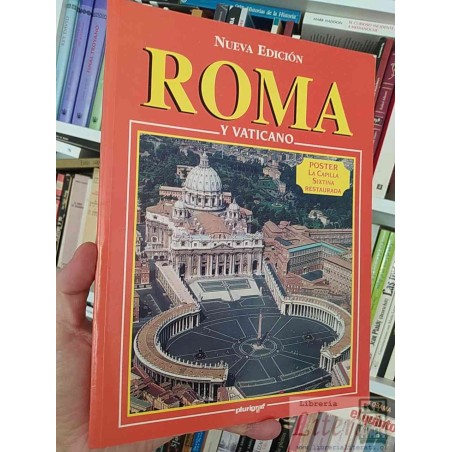 Roma y Vaticano Fotografías esculturas arte mapas  The Plurigraf Incluye Poster La Capilla Sixtina Restaurada