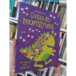 Cosas de monstruos Actividades Usborne Usborne libro actividades y manualidades con más de 400 pegatinas a todo color