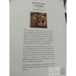 Ver Delfos y Morir  Lindsey Davis  Planeta Deagostini formato grande tapas duras Lo mejor de la nueva novela histórica 4