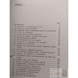 Chile Visto por Mensaje 1971-1981 selección de editoriales  Colecciones Mensaje  Editorial Aconcagua 1a edicion 2000 eje