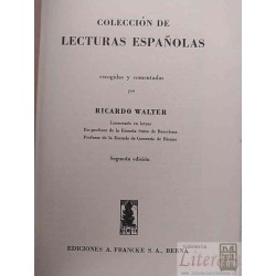 Lecturas españolas Ricardo Walter Ar Ediciones A Francke