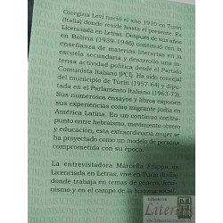 Hubiera sacudido las montañas Giorgina Levi en Bolivia Marcella Filippa trad. Clara Lopez Beltran